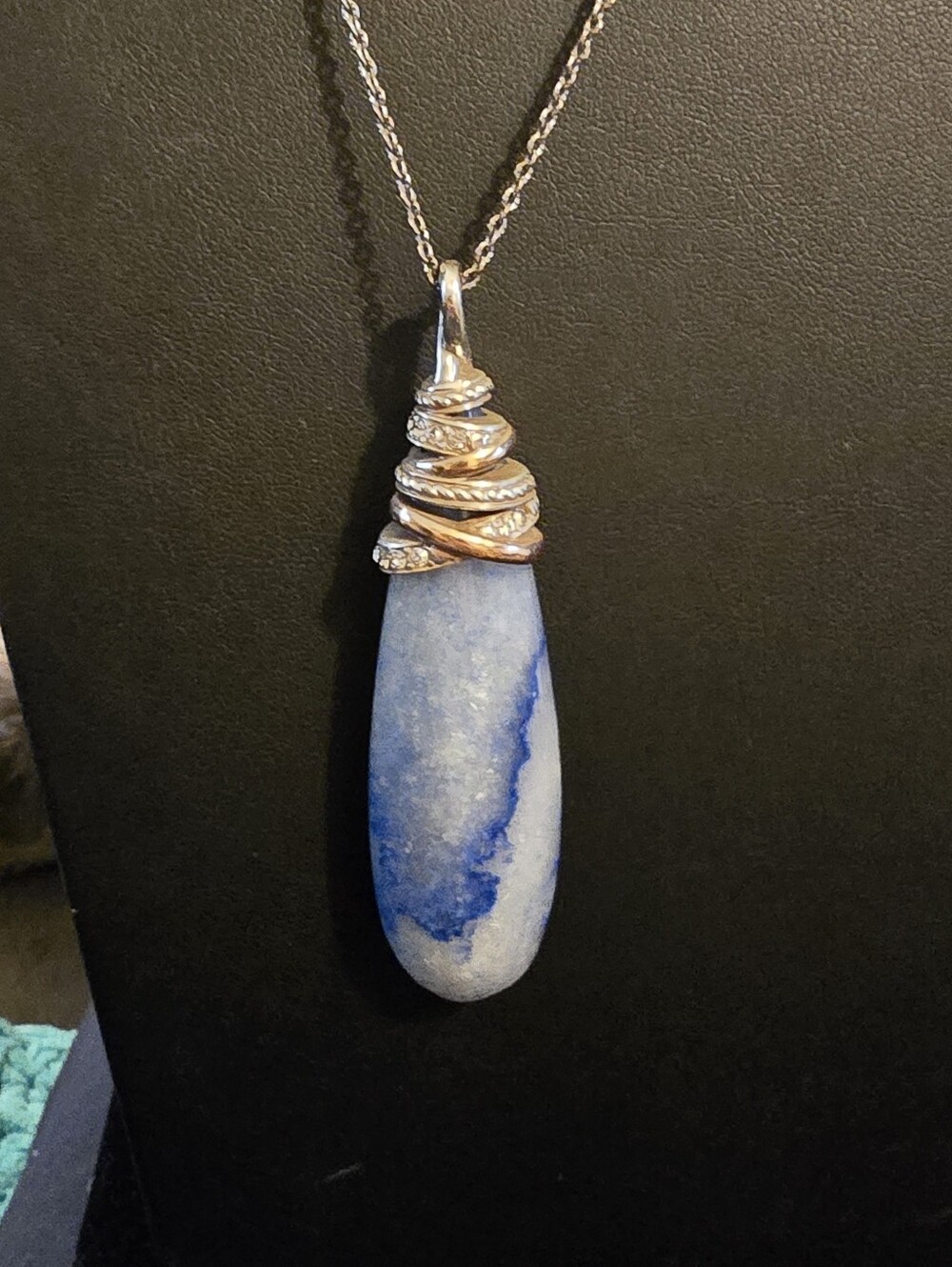 Brighton Neptune's Rings blue quartz necklace